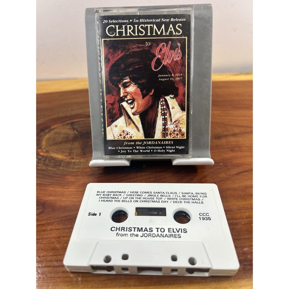 CHRISTMAS TO ELVIS FROM THE JORDANAIRES 1978 Cassette Tape ‎ .  #47